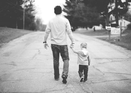 Dad toddler child